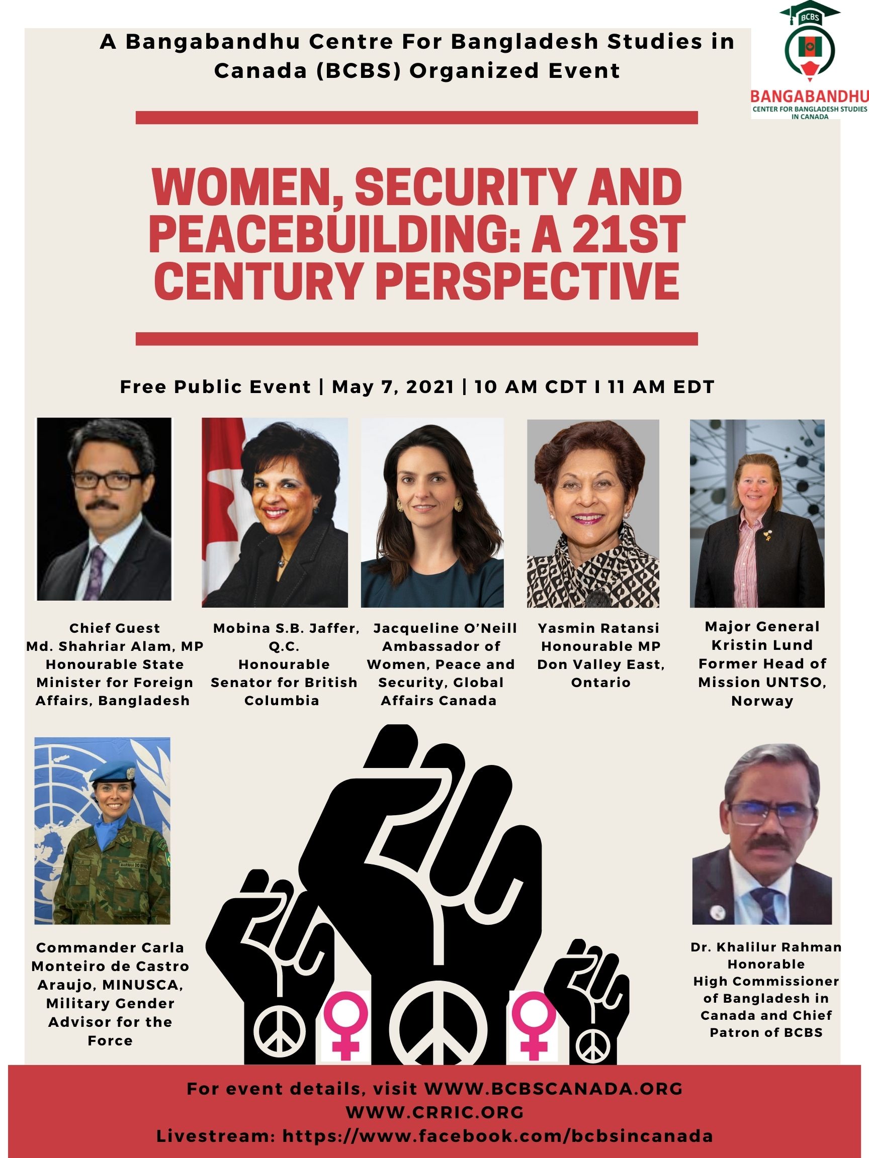 BCBS Webinar on Women, Security, & Peacebuilding